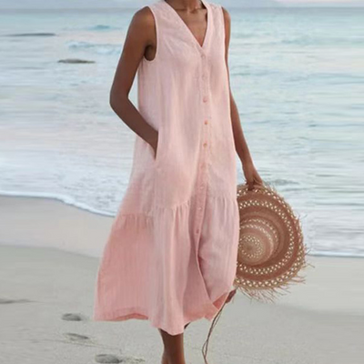 Amber- Stylish Tummy Covering Summer Dress