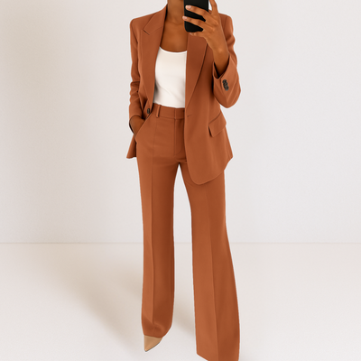 Navy - Women's Two-Piece Suit