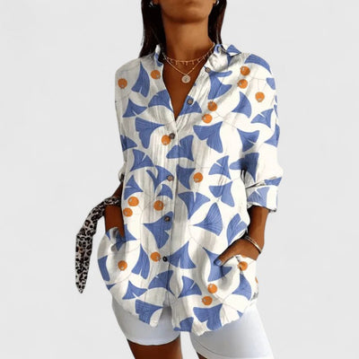 Joy - Elegant Floral Blouse