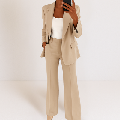 Navy - Women's Two-Piece Suit
