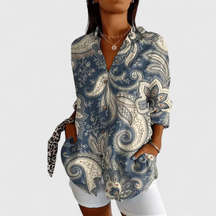 Joy - Elegant Floral Blouse