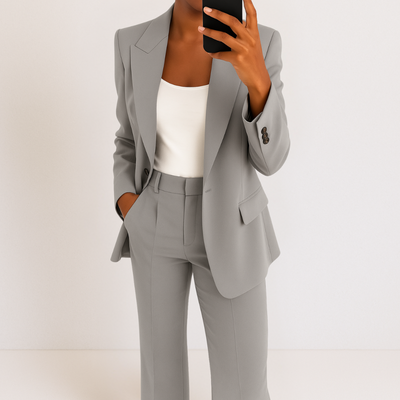 Navy - Women's Two-Piece Suit
