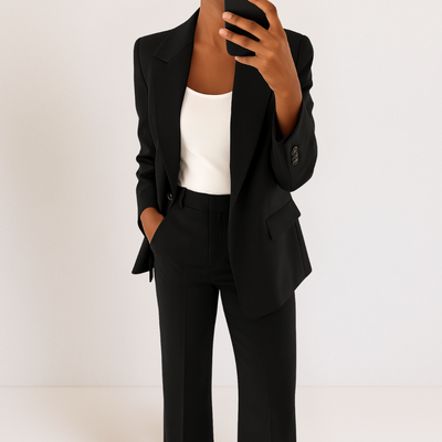 Navy - Women's Two-Piece Suit