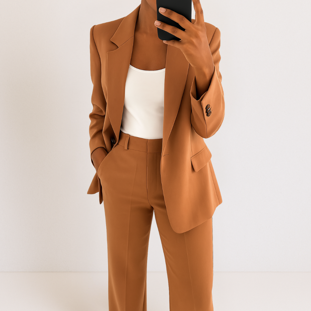 Navy - Women's Two-Piece Suit