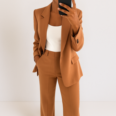 Navy - Women's Two-Piece Suit