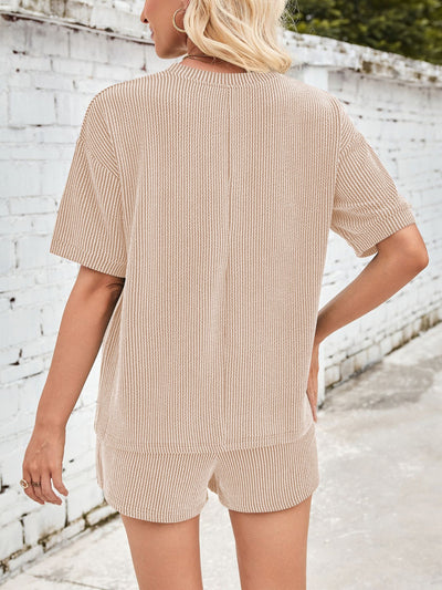 Lola - Comfortable Rib Fabric Loungewear Set