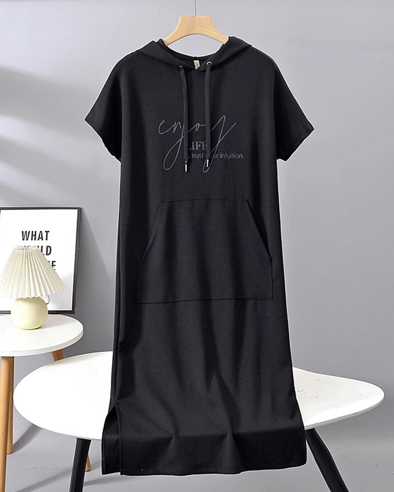 Evelyn - Casual Hoodie Dress