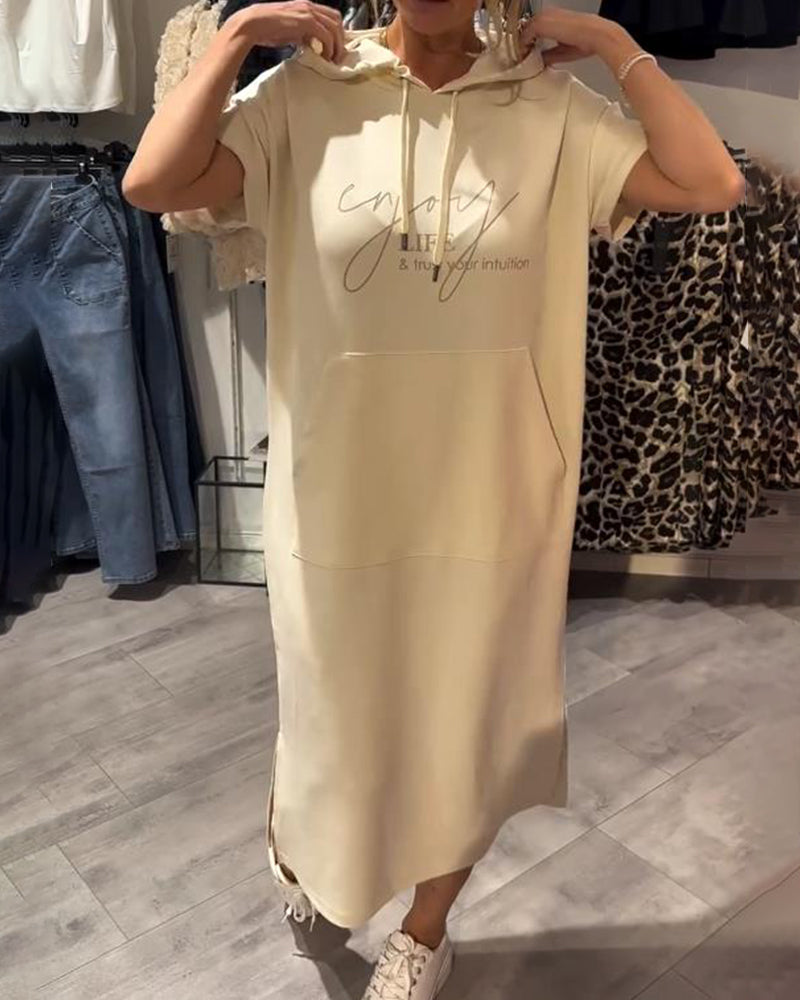 Evelyn - Casual Hoodie Dress