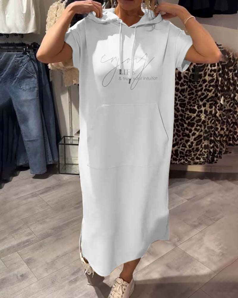 Evelyn - Casual Hoodie Dress