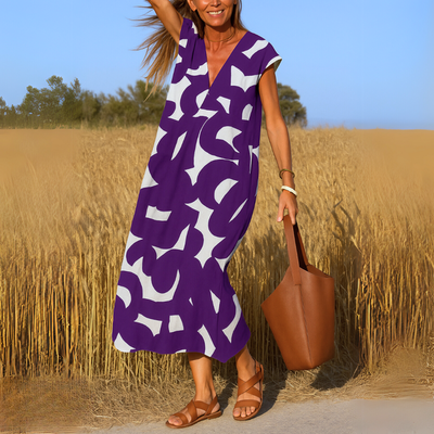 Laila - Flowing V-neck dress