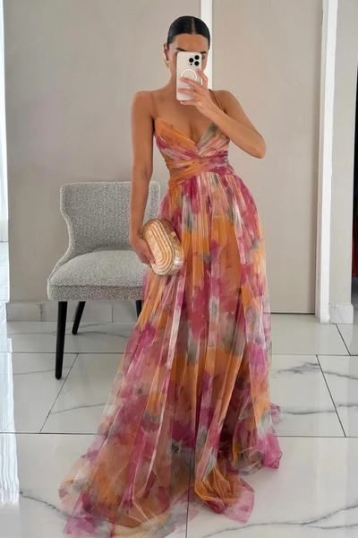 Allison – Flowy Printed Dress