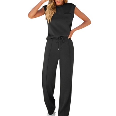 Amelie - Sleeveless Two-Piece With Drawstring Waist