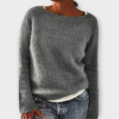 Tessa – Solid Color Knit Sweater