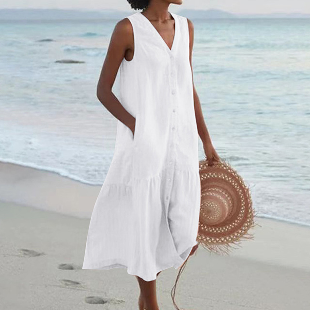 Amber- Stylish Tummy Covering Summer Dress