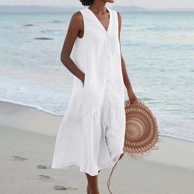 Amber- Stylish Tummy Covering Summer Dress