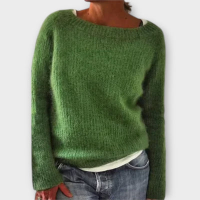 Tessa – Solid Color Knit Sweater