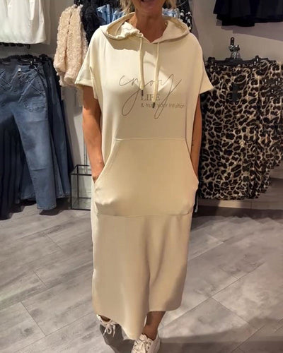Evelyn - Casual Hoodie Dress