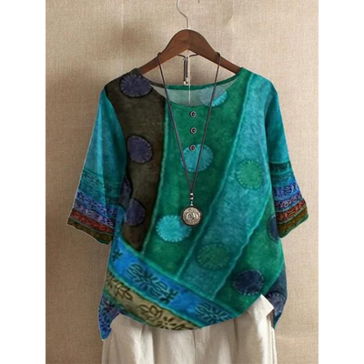 Juliet - Colourful Bohemian Top