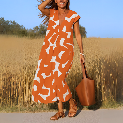 Laila - Flowing V-neck dress