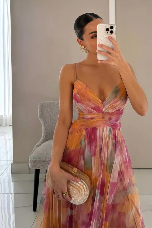 Allison – Flowy Printed Dress