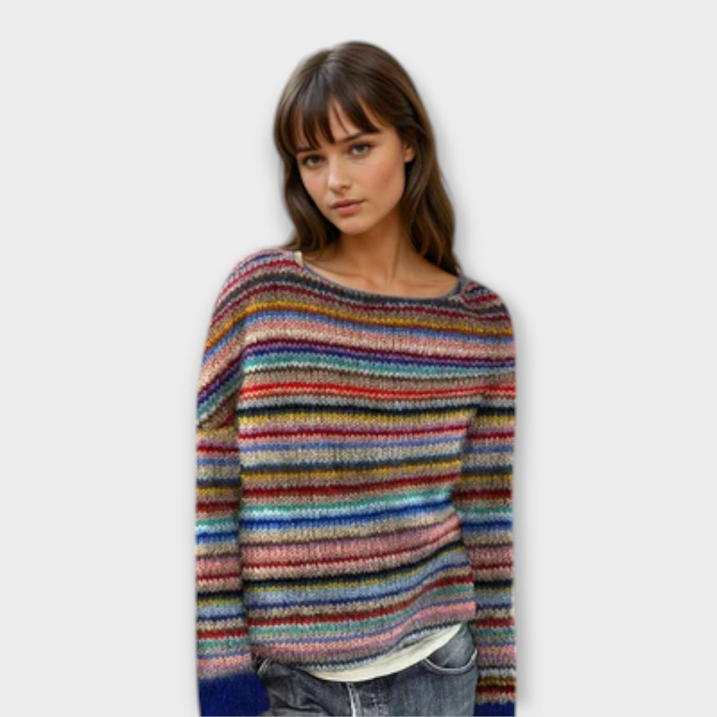 Joanne - Casual & Cozy Striped Sweater