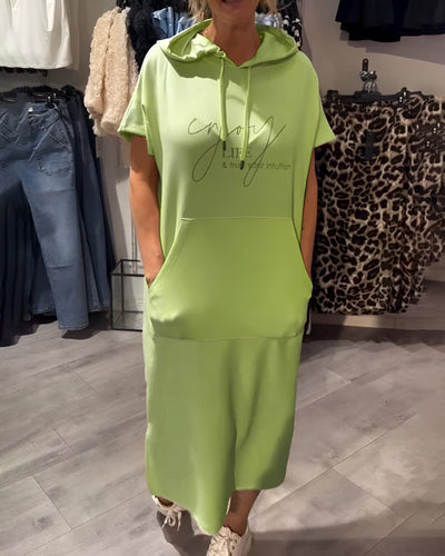Evelyn - Casual Hoodie Dress