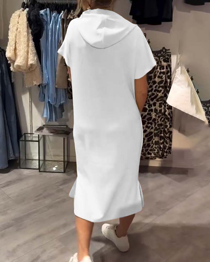 Evelyn - Casual Hoodie Dress