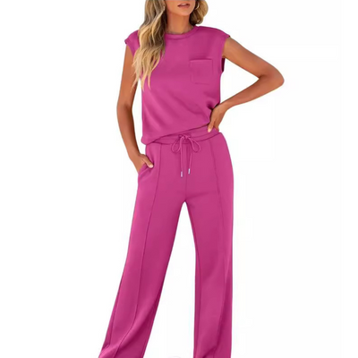 Amelie - Sleeveless Two-Piece With Drawstring Waist