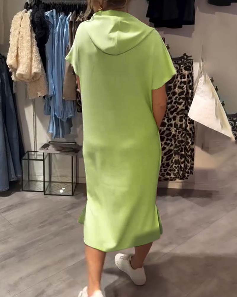Evelyn - Casual Hoodie Dress
