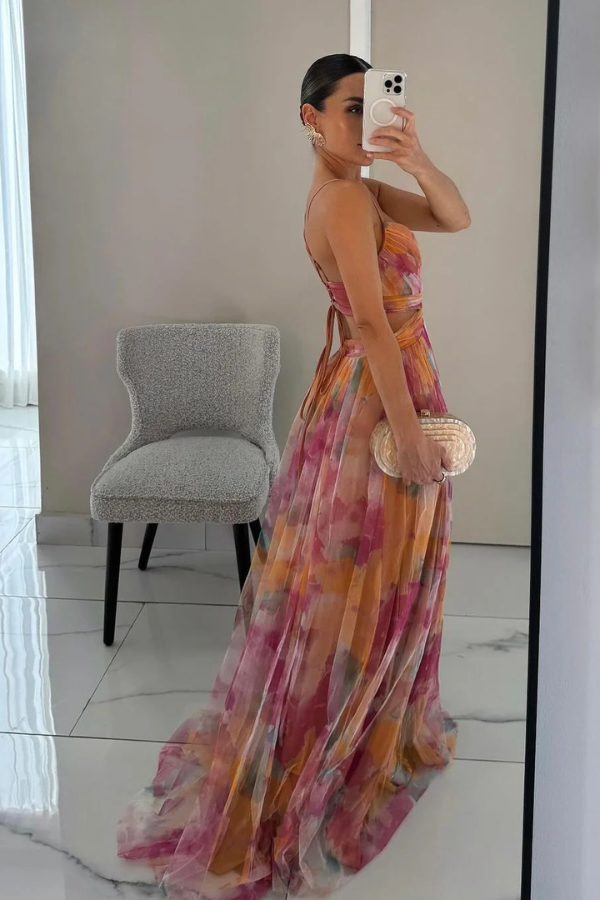 Allison – Flowy Printed Dress