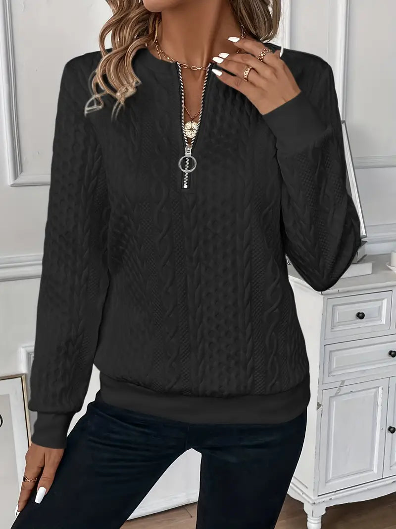 Anne - Sweater with Zipper