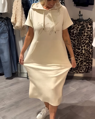 Evelyn - Casual Hoodie Dress
