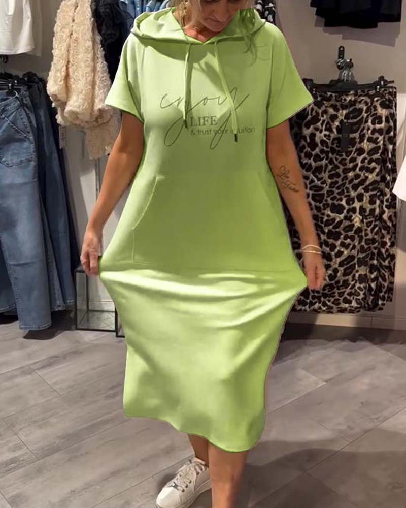 Evelyn - Casual Hoodie Dress