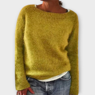 Tessa – Solid Color Knit Sweater
