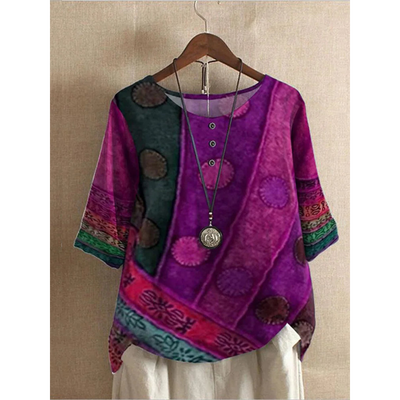 Juliet - Colourful Bohemian Top