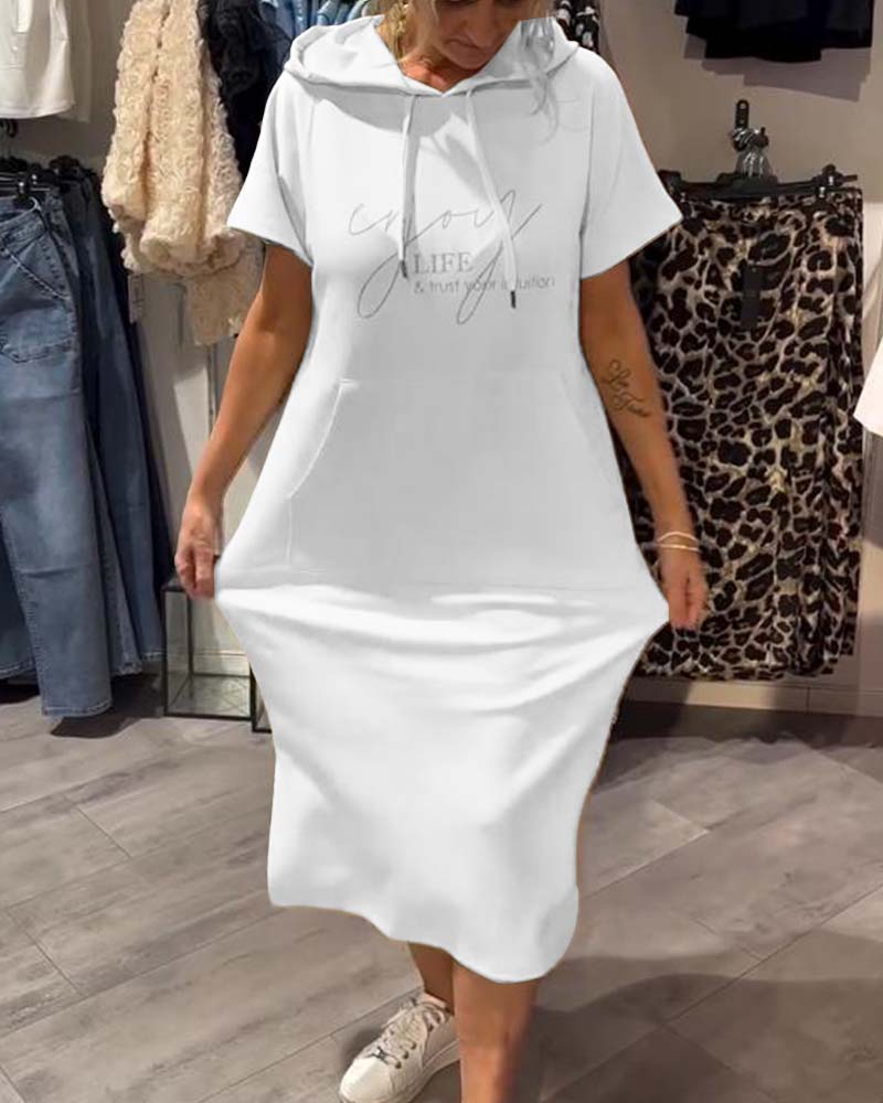 Evelyn - Casual Hoodie Dress