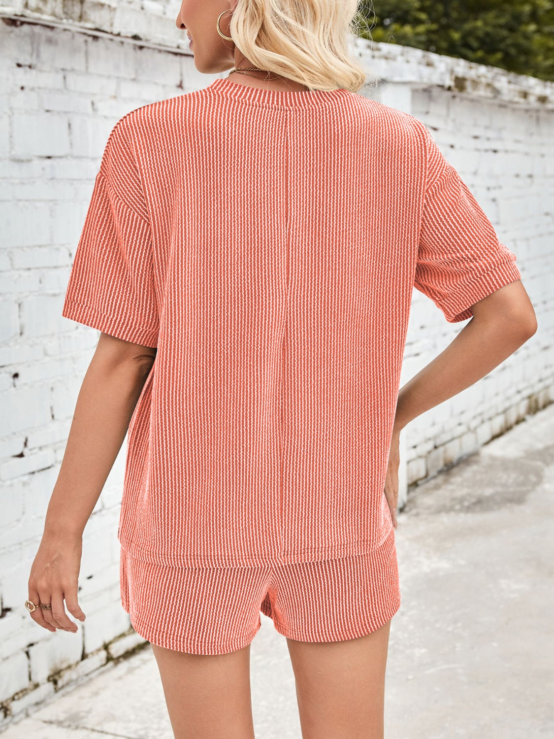 Lola - Comfortable Rib Fabric Loungewear Set