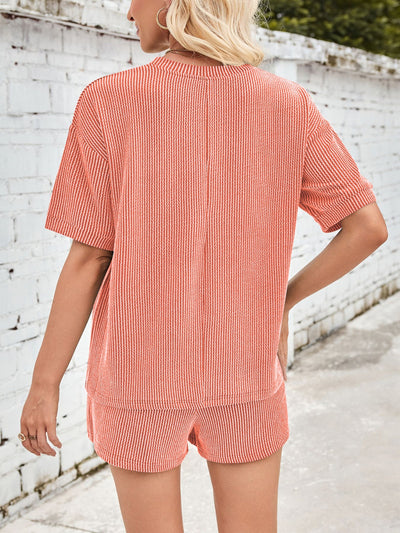 Lola - Comfortable Rib Fabric Loungewear Set