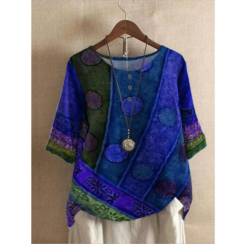 Juliet - Colourful Bohemian Top