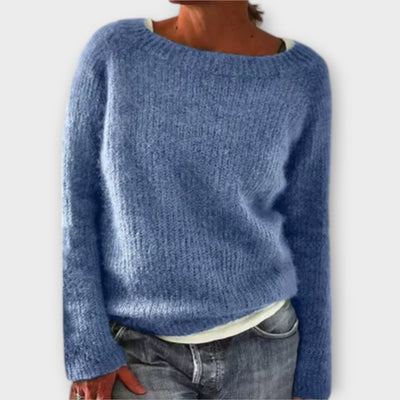 Tessa – Solid Color Knit Sweater