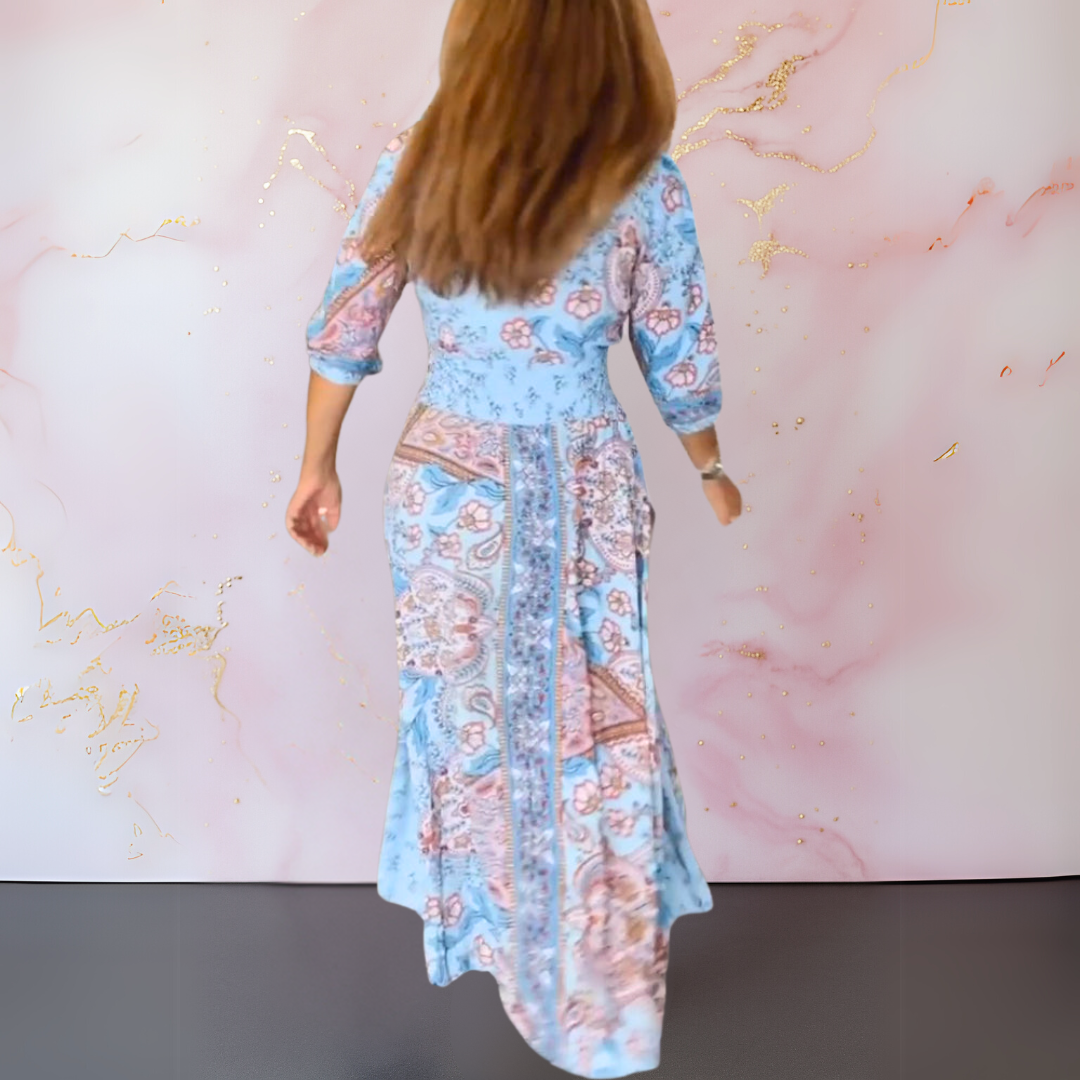 Margo - Elegant Summer Dress With V-neck