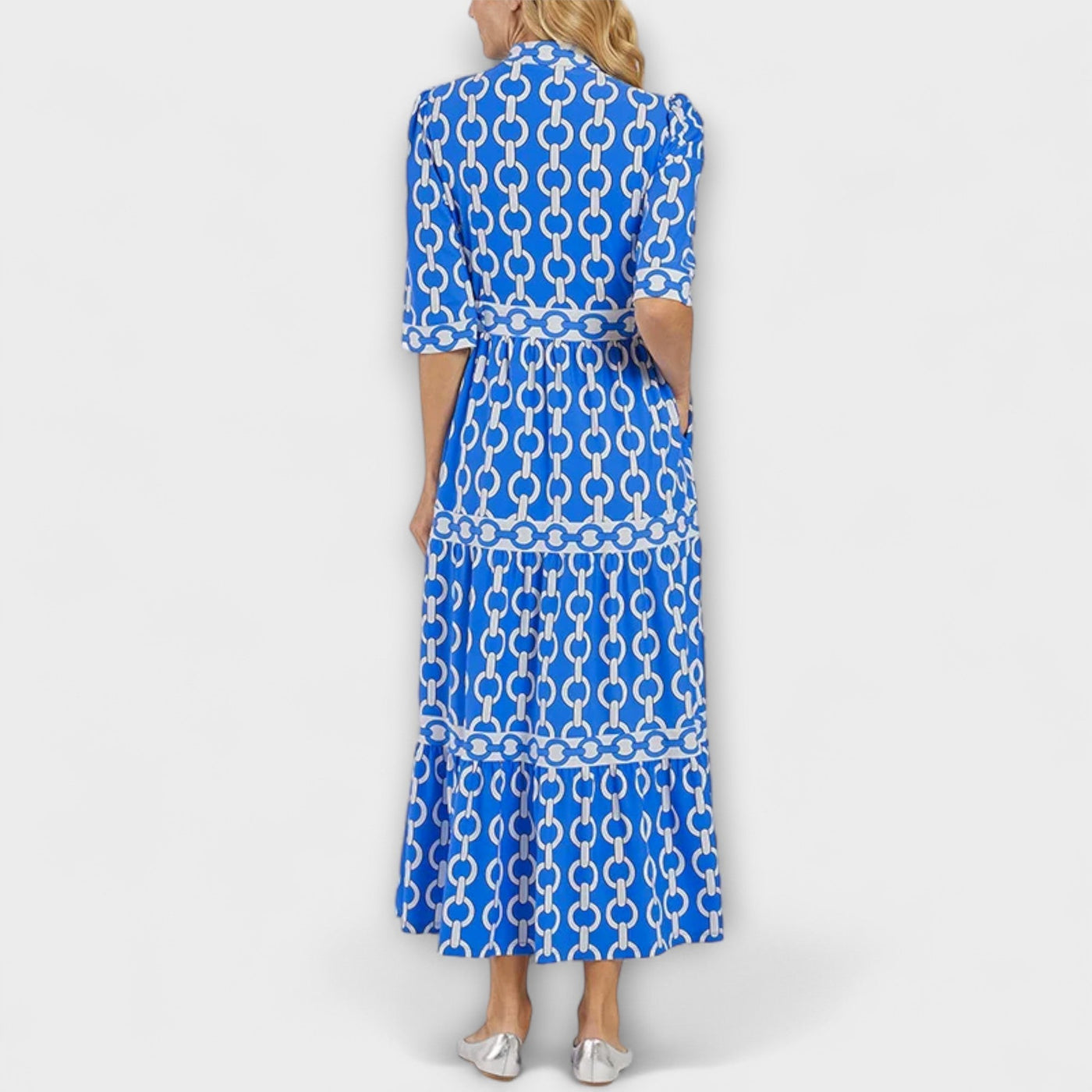 Belle - Midi Dress With Chain Pattern