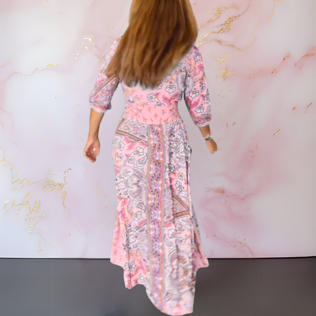 Margo - Elegant Summer Dress With V-neck