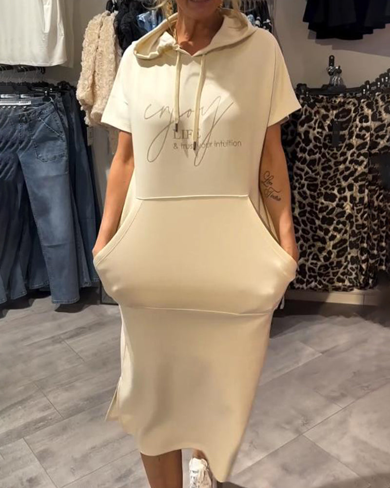Evelyn - Casual Hoodie Dress