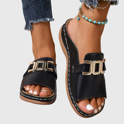 Gracie - Comfy Buckle Sandals