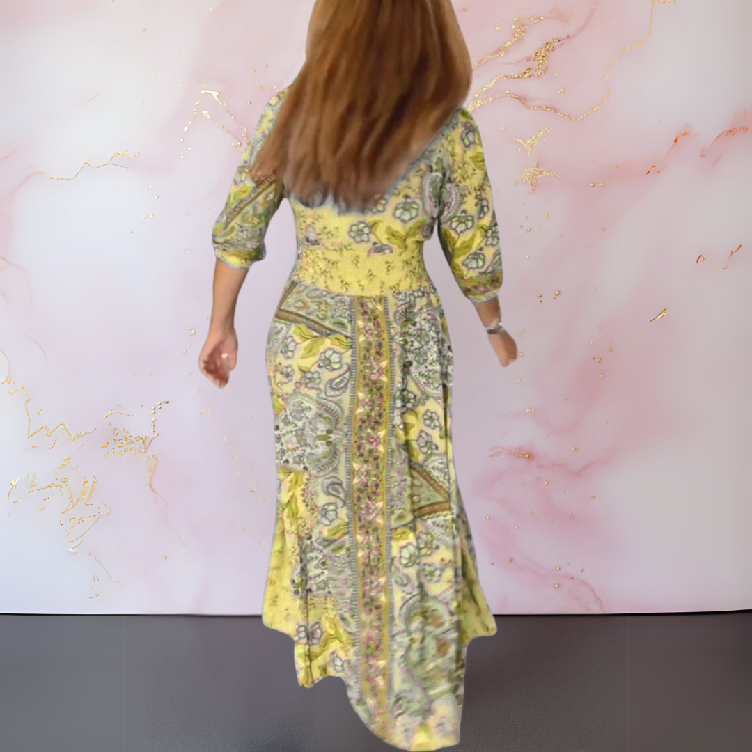 Margo - Elegant Summer Dress With V-neck