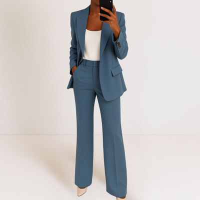 Navy - Women's Two-Piece Suit