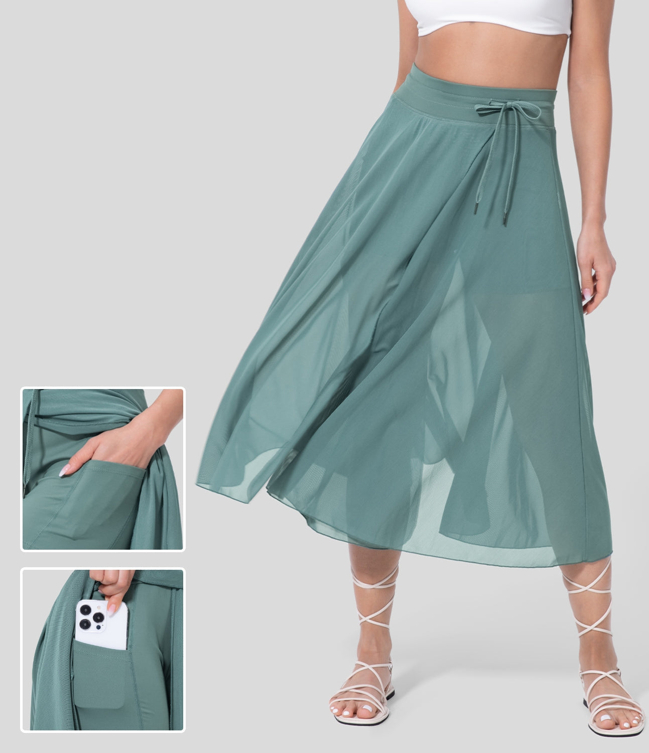 Cleo - Elegant 2-in-1 Skirt