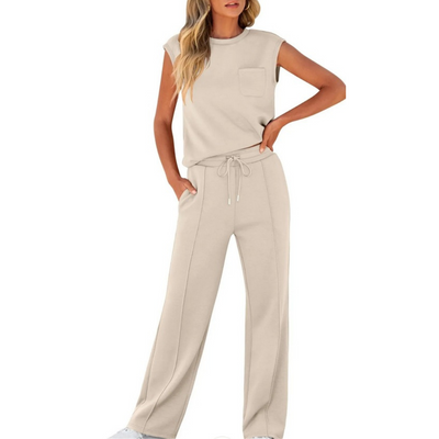Amelie - Sleeveless Two-Piece With Drawstring Waist