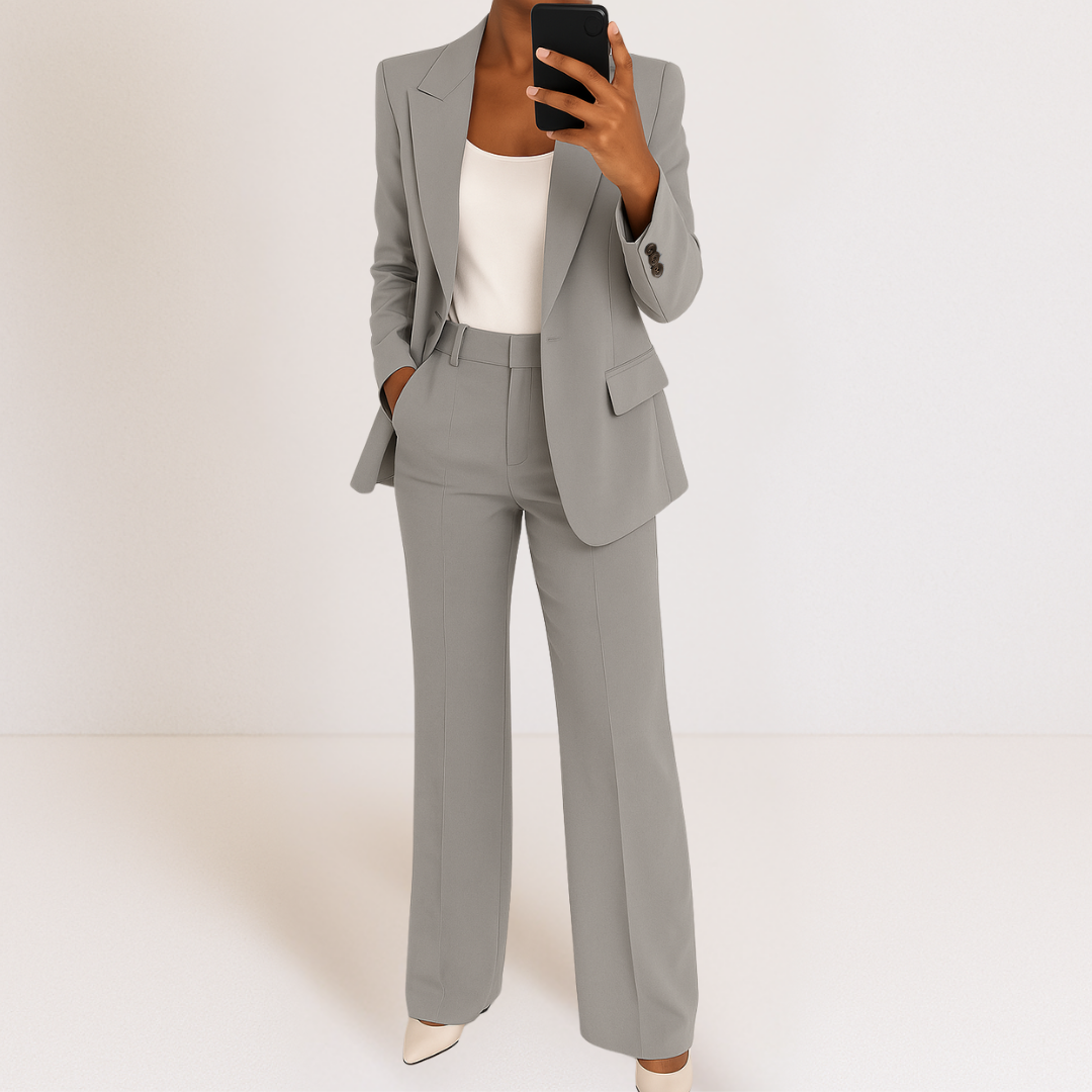 Navy - Women's Two-Piece Suit